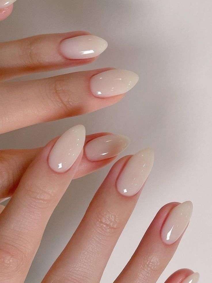 Clean, crisp whites and translucent nudes are huge right now. Nail artist Jin Soon Choi explains that “from sheer, milky whites to crisp, opaque polishes, these nails are versatile, clean, and effortlessly elevated” – a nod to the minimalist “quiet luxury” vibe.
