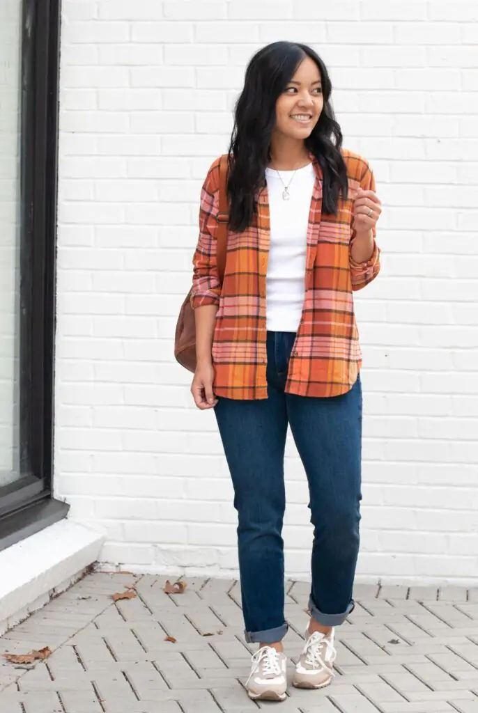The ultimate casual layering combo. Wear the flannel open for a relaxed vibe or buttoned for a classic look. Pair with canvas sneakers for all-day comfort.The ultimate casual layering combo. Wear the flannel open for a relaxed vibe or buttoned for a classic look. Pair with canvas sneakers for all-day comfort.