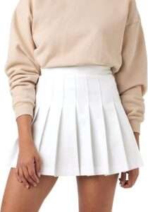 pleated skirt