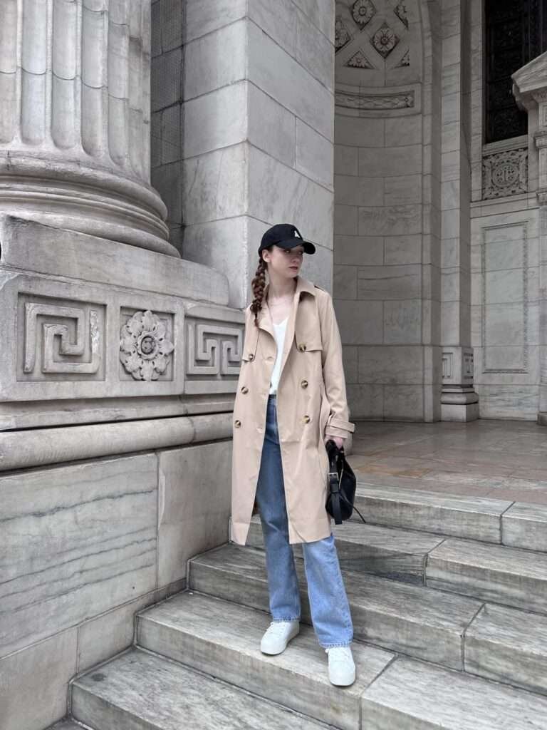 Orolay Trench Coat Lapel Jacket