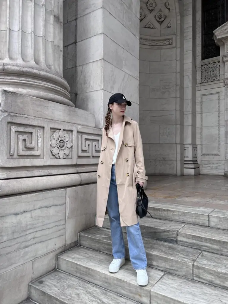Orolay Trench Coat Lapel Jacket