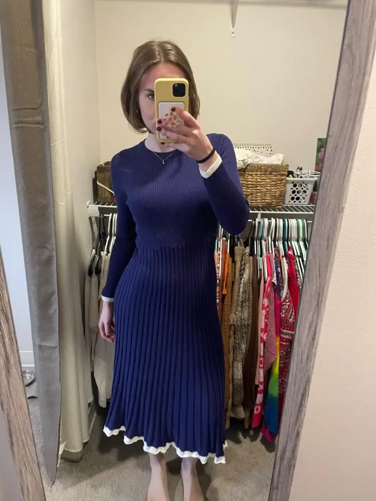 ZESICA Maxi Sweater Dress