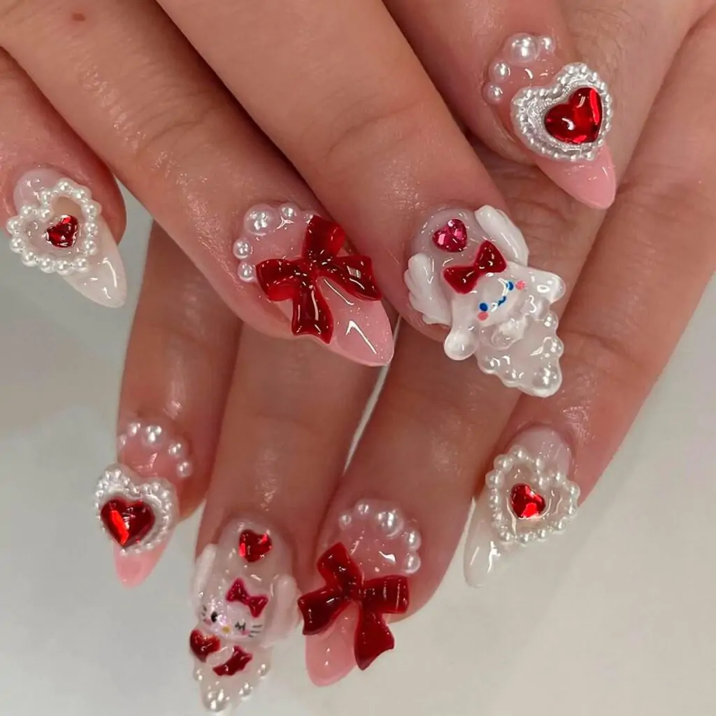 3D charm embellishments