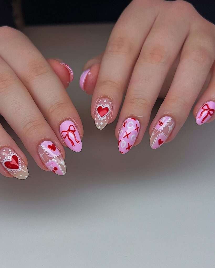 Party-ready glam VDAY NAILS