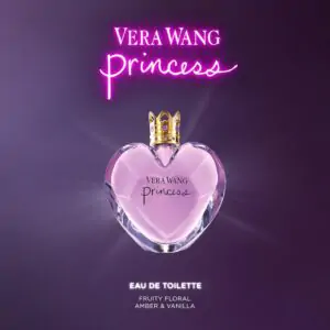 Vera Wang Princess Eau de Toilette 3.4 fl oz (Pack of 1), Notes of Apple, Quava, and Vanilla, Women's Fragrance, Long Lasting, Everyday Fragrance, Travel Size