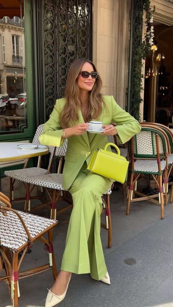 Every few years, a shade of green takes over the fashion world so completely that you see it everywhere — in shop windows, on your Instagram feed, on the shoulders of every woman who looks effortlessly stylish. It happened with Bottega's emerald. It happened with Kelly green. And in Summer 2026, it's chartreuse's turn.
