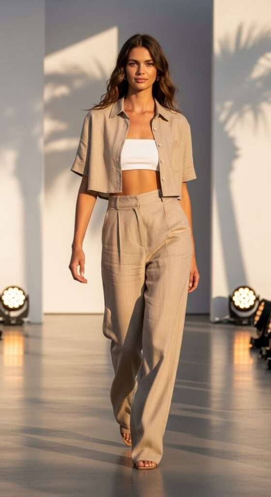 Linen co-ord set summer 2026 women fashion