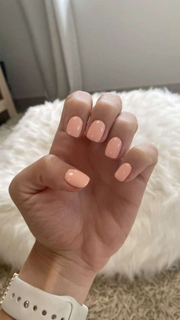 Peach fuzz pastel nails are a soft, "velvety" manicure trend inspired by Pantone’s 2024 Color of the Year, which remains a top-tier choice for 2026's "quiet luxury" and neutral palettes. This shade sits between a delicate pink and a warm orange, offering a modern, airy glow that suits every skin tone. 