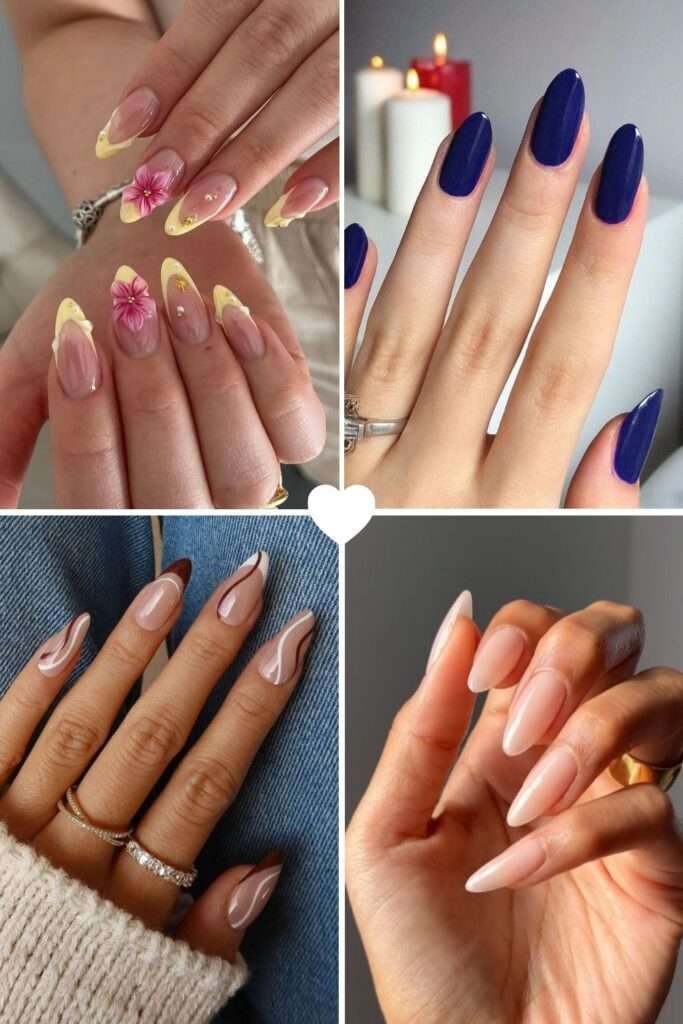 A high-resolution, atmospheric close-up of a manicured hand showcasing a diverse range of Summer 2026 nail trends, featuring vibrant seasonal colors and modern finishes set against a sun-drenched, vacation-inspired background.