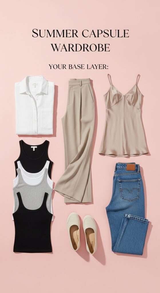 Summer Capsule Wardrobe Your Base Layer