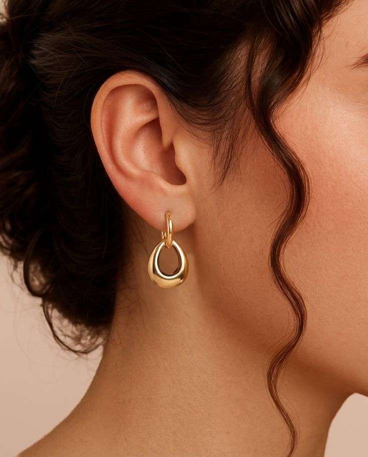 sculptural earrings