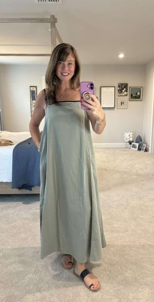 Shy Velvet Women's 2026 Summer Linen Maxi Dress Contrast Spaghetti Strap Dress Backless Casual Party Beach Dresses