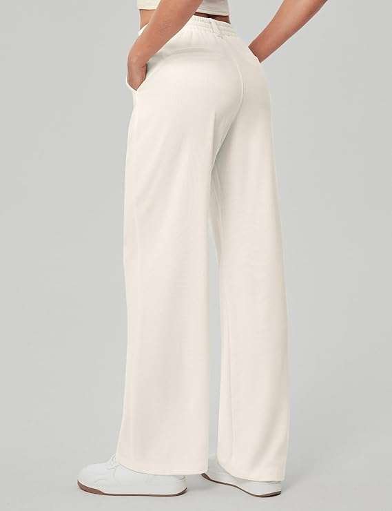 Wide Leg Pants Woman Stretchy Work Dress Pants Women Trendy 2026 Business Casual Outfits Comfort Fit Slacks Trousers