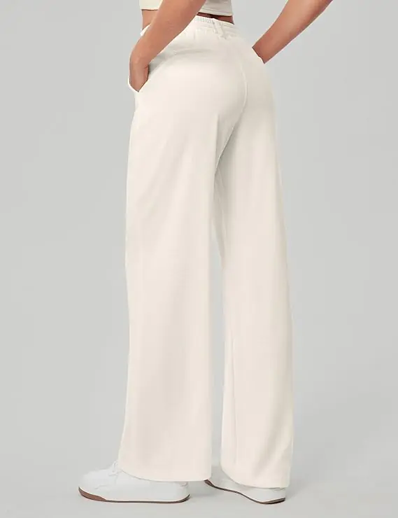 Wide Leg Pants Woman Stretchy Work Dress Pants Women Trendy 2026 Business Casual Outfits Comfort Fit Slacks Trousers