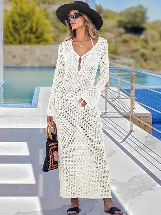 Women Swimsuit Swim Crochet Cover Up 