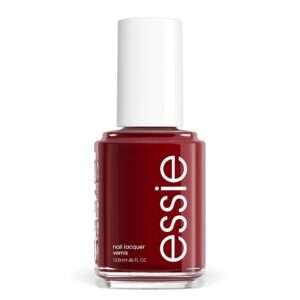 essie Salon-Quality Nail Polish, 8-Free Vegan, Deep Red Wine, Bordeaux, 0.46 fl oz