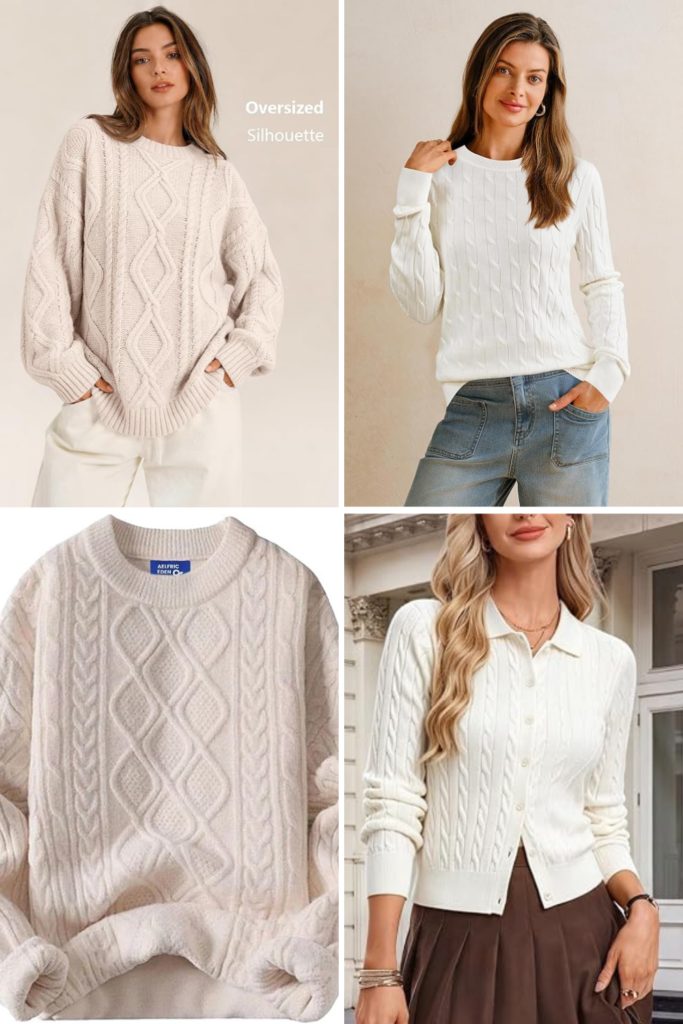 Cable-Knit Sweater