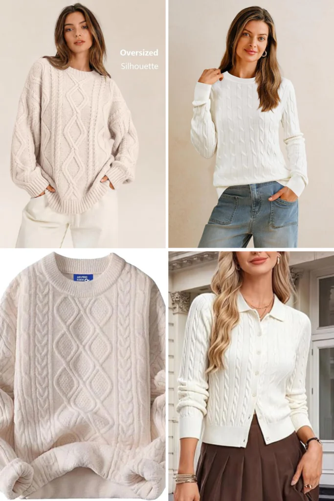 Cable-Knit Sweater