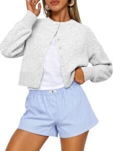 Cropped Cardigan for Fall