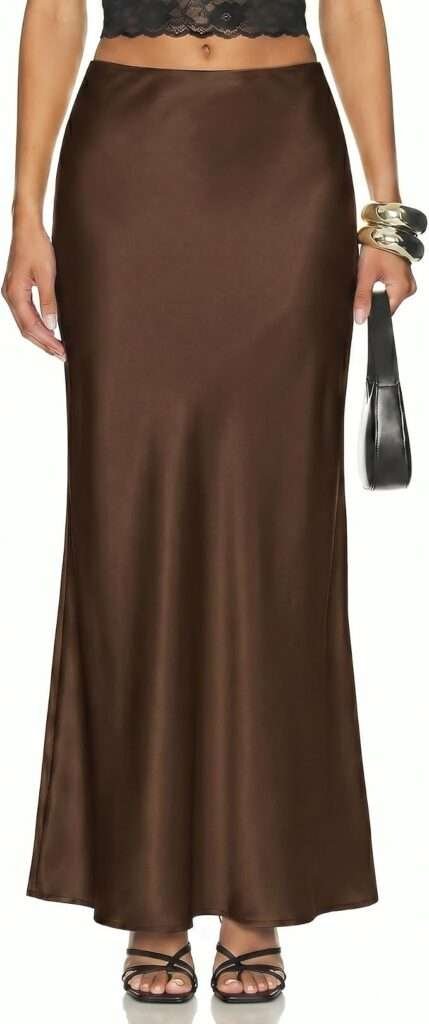 Satin Maxi Skirt