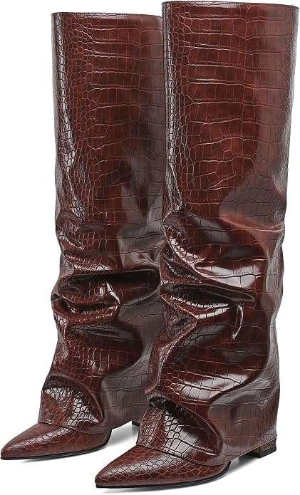 Slouchy Knee High Boots