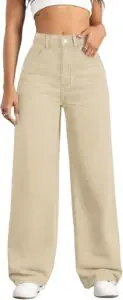 Wide Leg Denim Pants