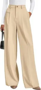 Wide Leg Work Dress Pant