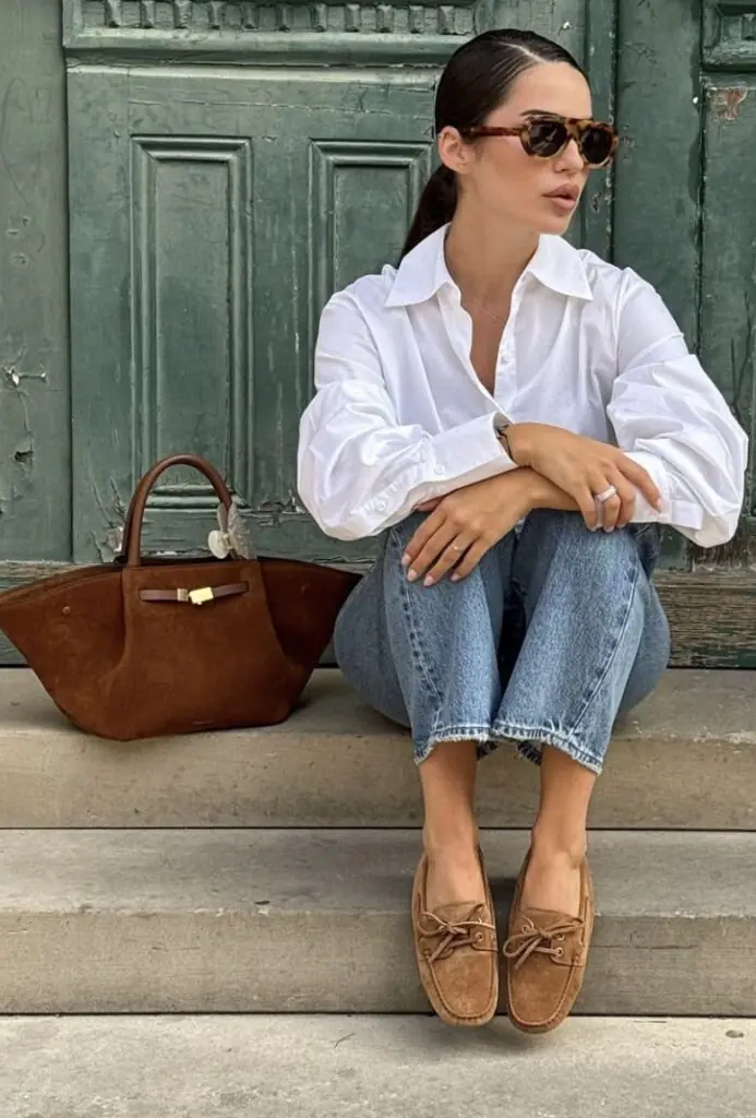 suede loafer