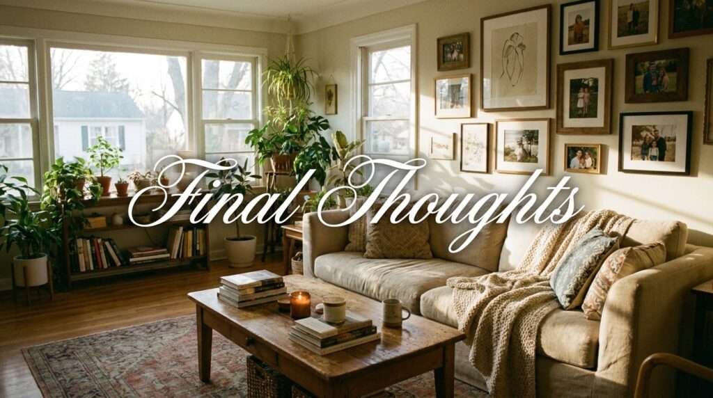 Final Thoughts ON Create a Home You Actually Want to Live In
