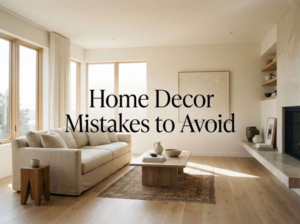 home decor ideas mistakes