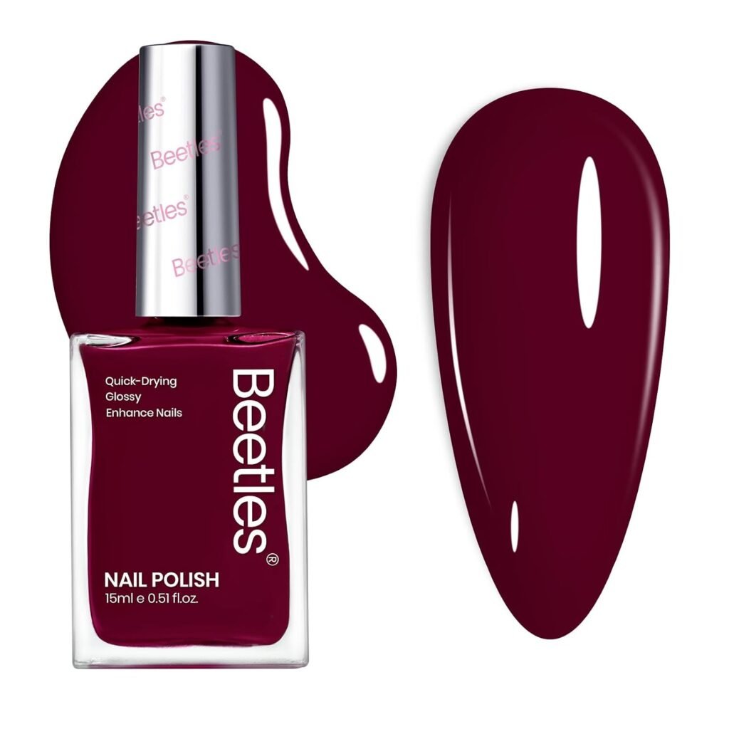 Beetles Burgundy Nail Polish