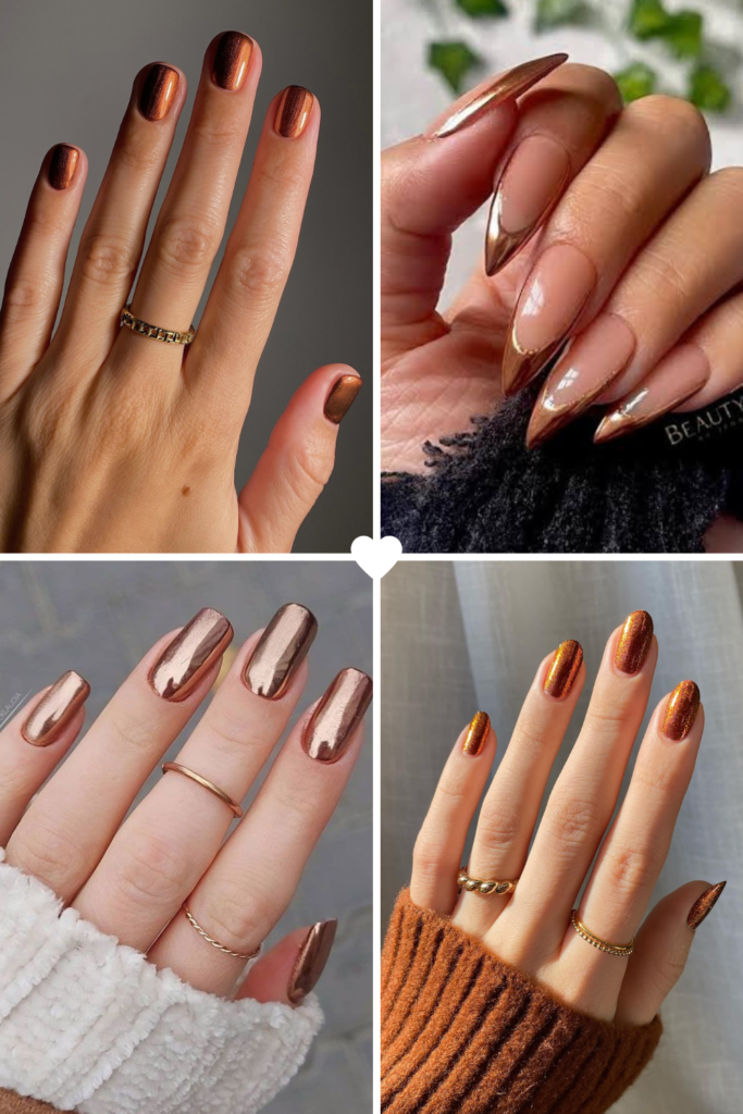 Burnished Copper Winter Nail Color Ideas
