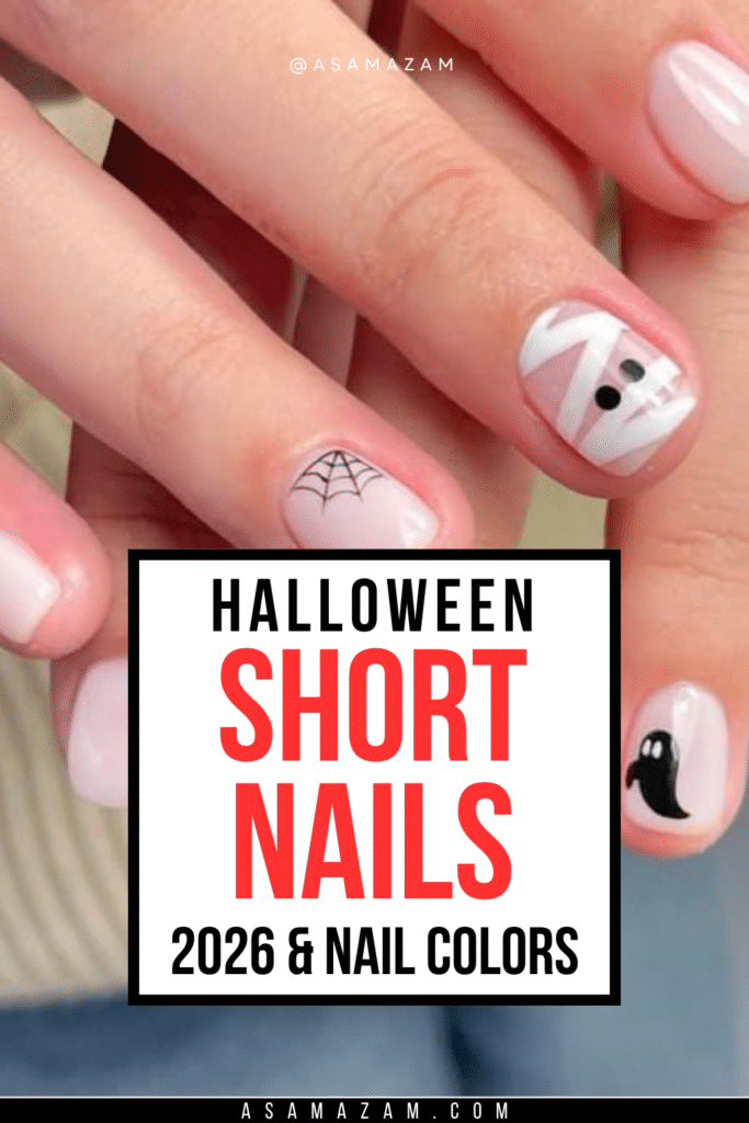 For short Halloween nails 2026, the sweet spot is thoughtful detail rather than lots of length. A miniature ghost, a fine web in one corner, a pumpkin French tip, or one glossy black accent can bring the whole season to your fingertips. And because short nails are practical, your manicure can come along to work, class, errands, costume parties, and all those cozy October weekends.